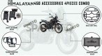 Royal Enfield 4 Pcs Accessories Combo Pack CP-1 Himalayan 450 - SPAREZO